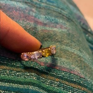 Multiple gemstone ring